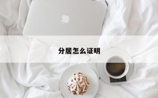 分居怎么证明