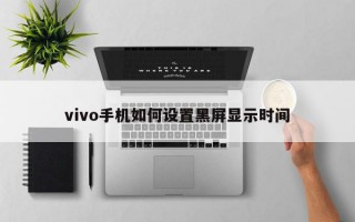 vivo手机如何设置黑屏显示时间