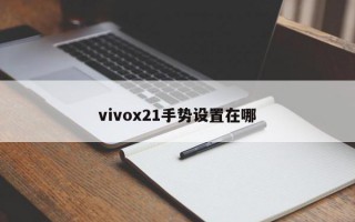 vivox21手势设置在哪