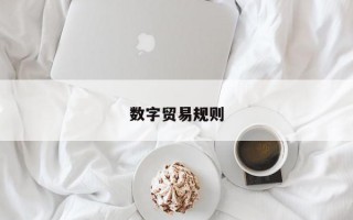 数字贸易规则