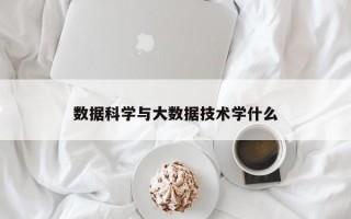 数据科学与大数据技术学什么