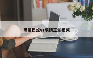 黑曼巴蛇vs眼镜王蛇视频