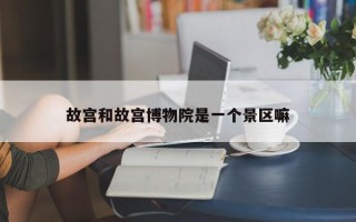 故宫和故宫博物院是一个景区嘛